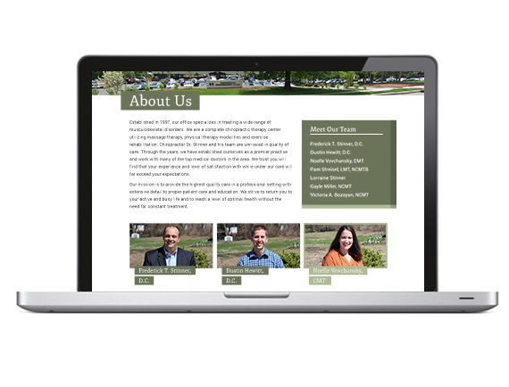 Doctor website – This responsive wordpress website Madison Avenue Chiropractic Group displays beautifully on any device.