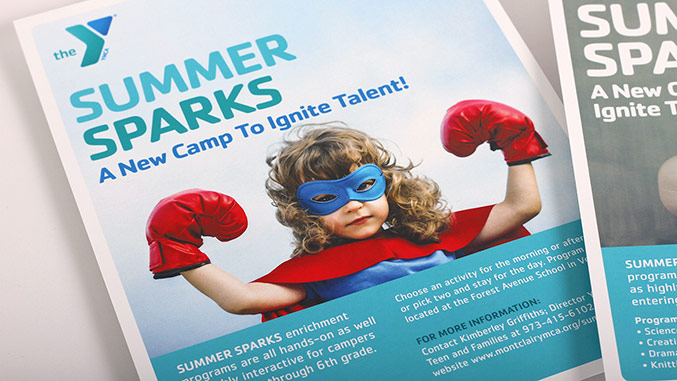 YMCA summer camp flyer design