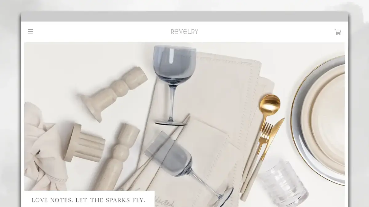 Revelry website design by Trillion