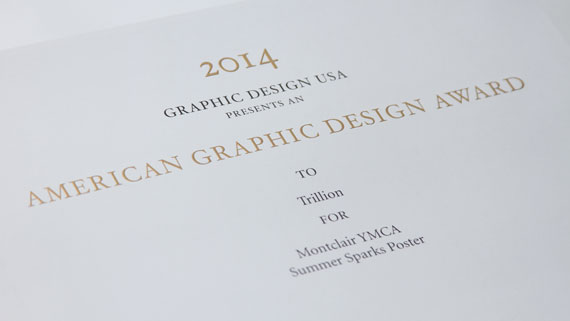 Trillion of Summit NJ Graphic Design USA Award