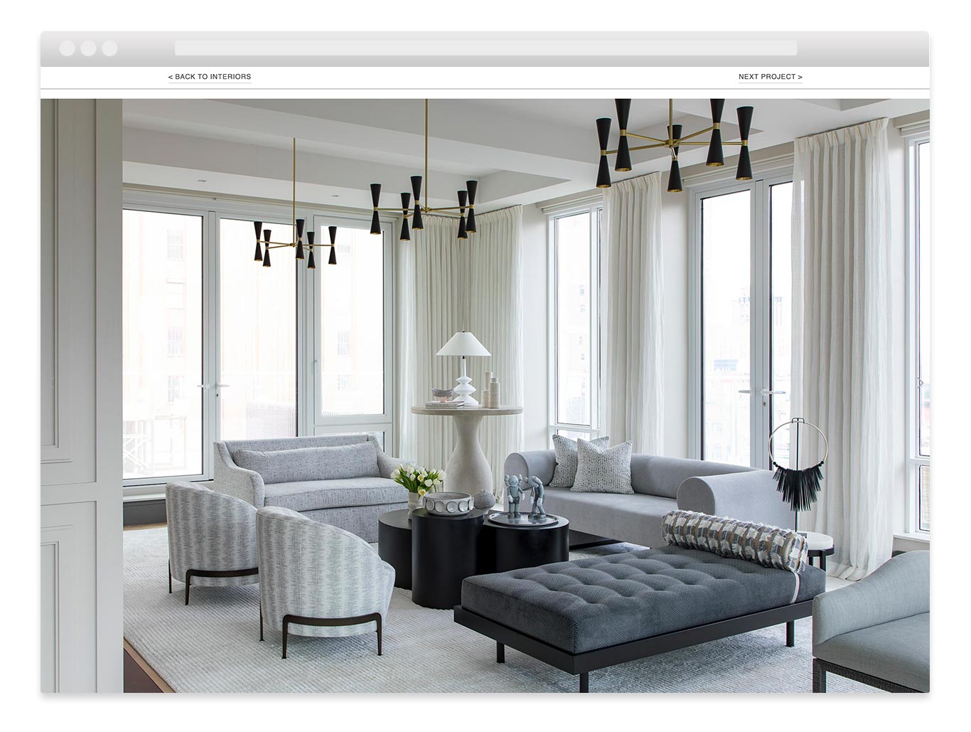 interior designer responsive detail page