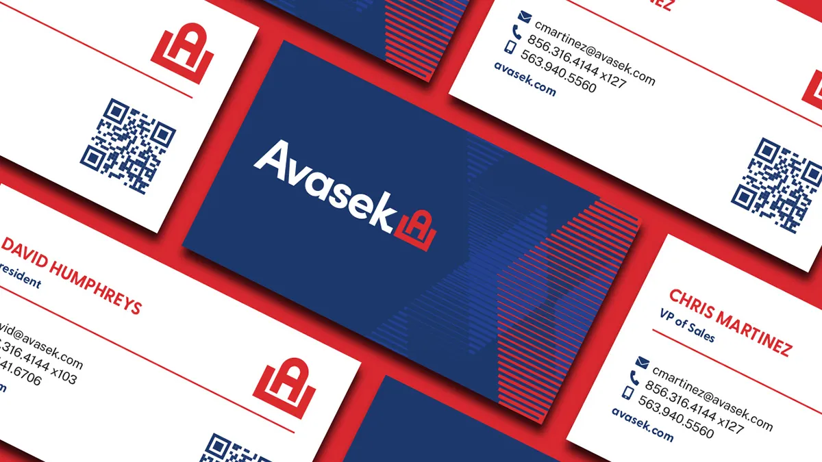 Avasek Cybersecurity business cards
