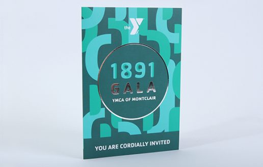 YMCA 1891 gala event invitation branding NJ