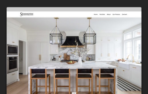 cabinetry responsive website design