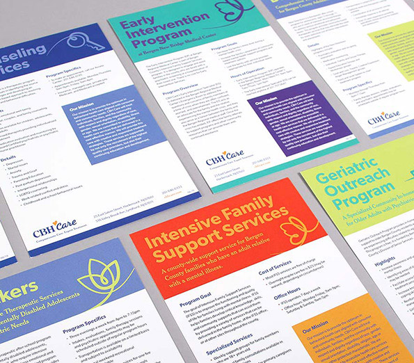 Mental Health Branding Brochure System