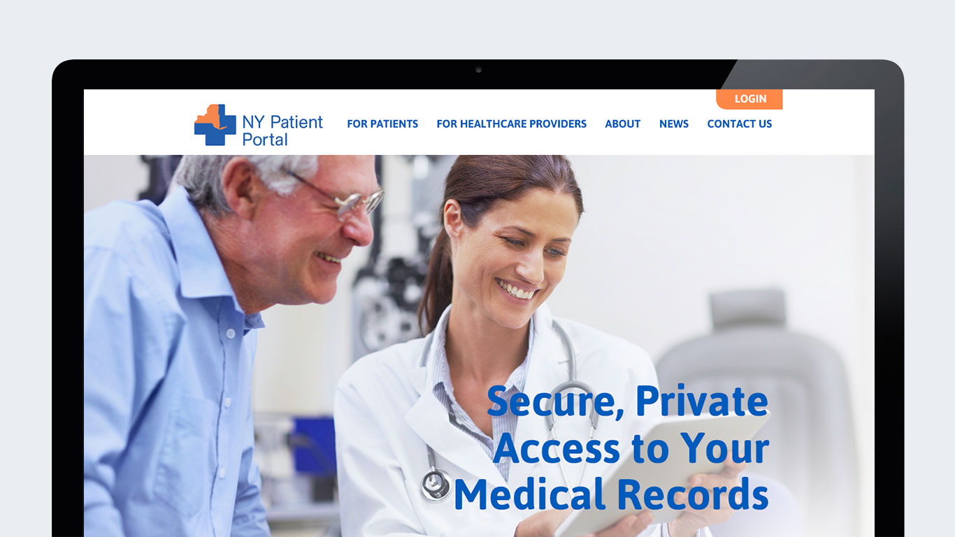New York Patient Portal website for patients in New York state