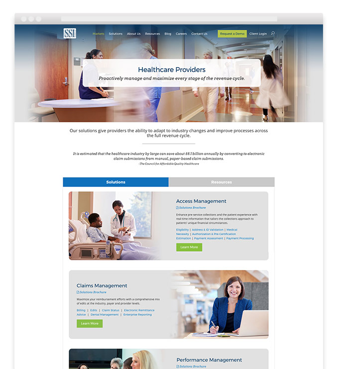 Corporate Healthcare Website Design Solutions WordPress