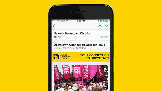 Downtown District Rebranding Email Design