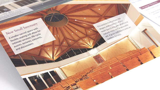 Capital Campaign Brochure Design Architectural Rendering