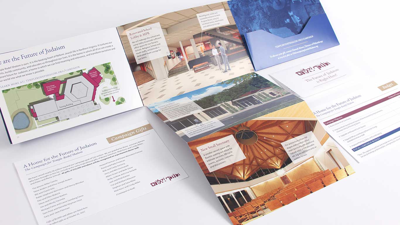 Capital Campaign Brochure Design Fold Out