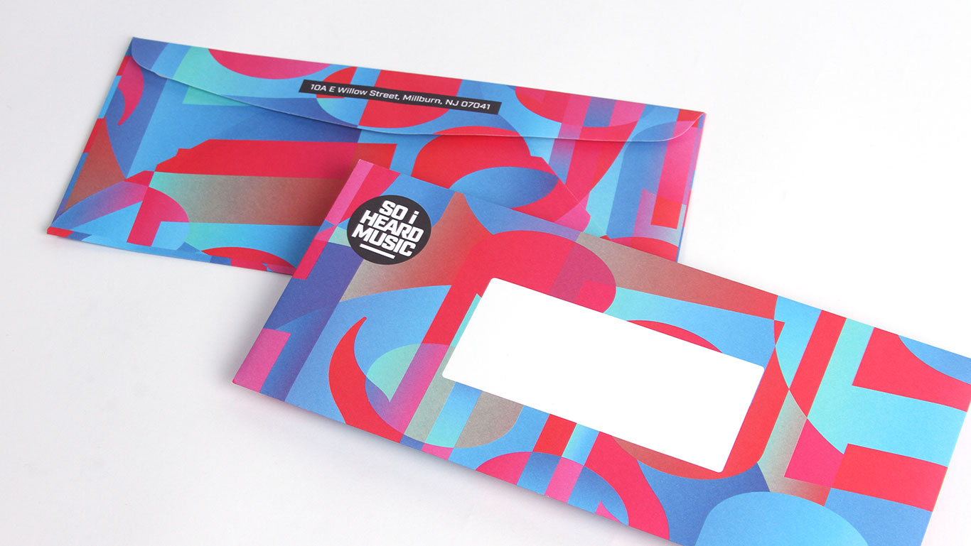 Fun Music School Branding Envelope Design Agency NJ