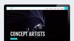 Entertainment Agency Website Design Home