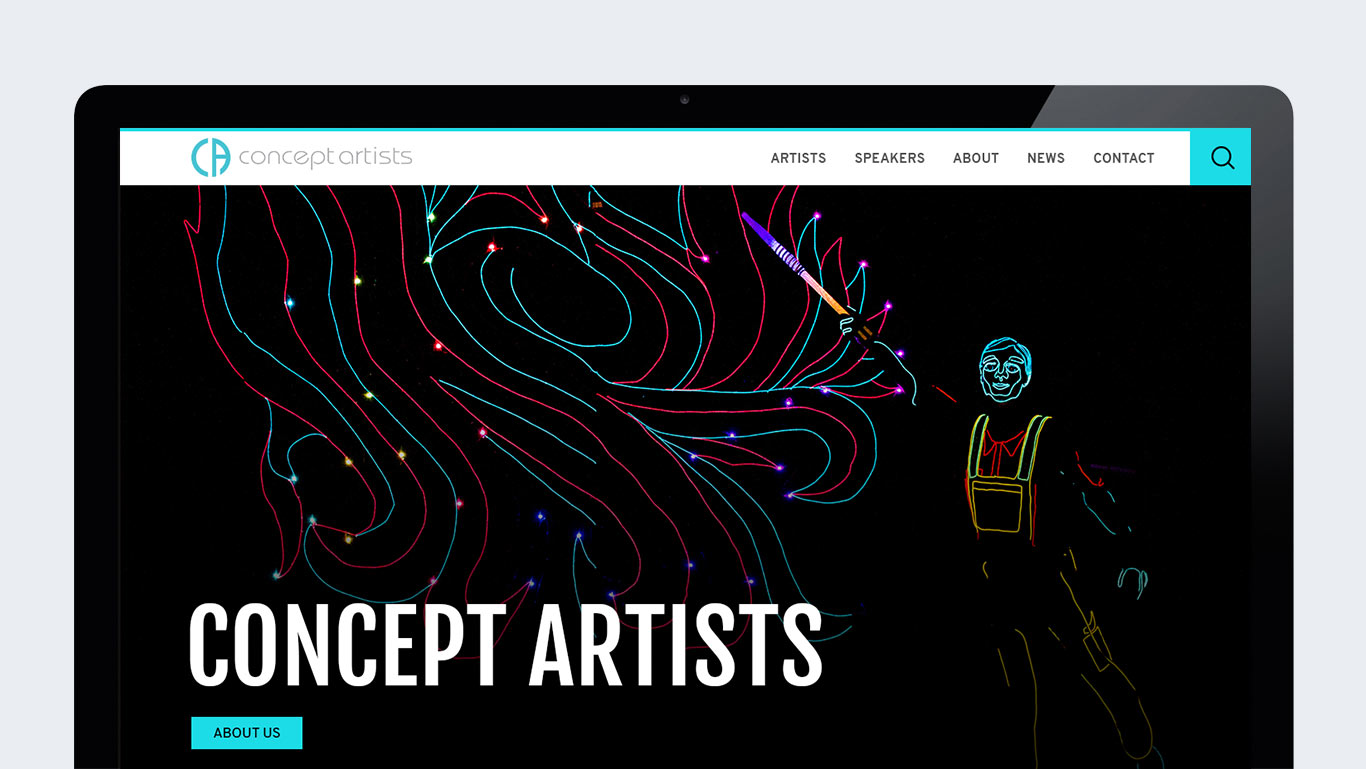 Entertainment Talent Agency Website Design Home