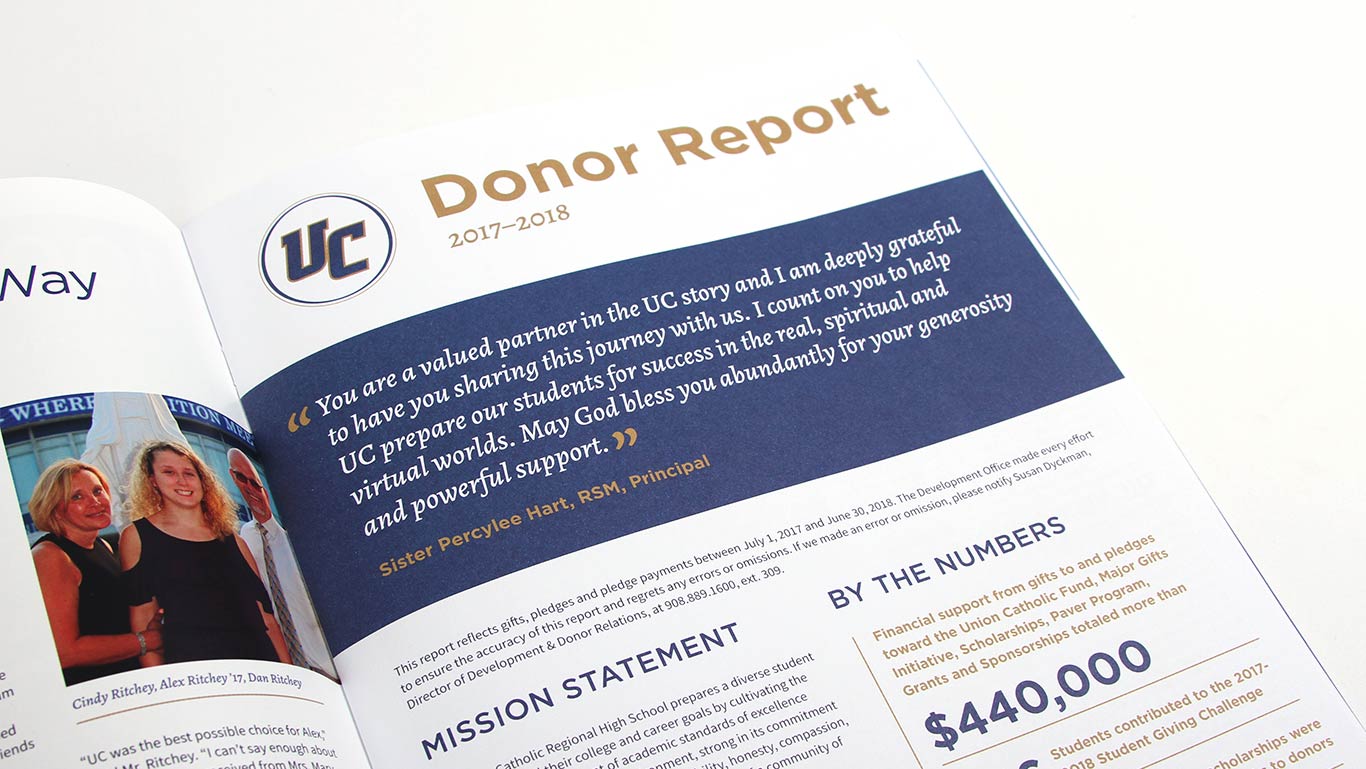 Alumni Magazine Donor Report