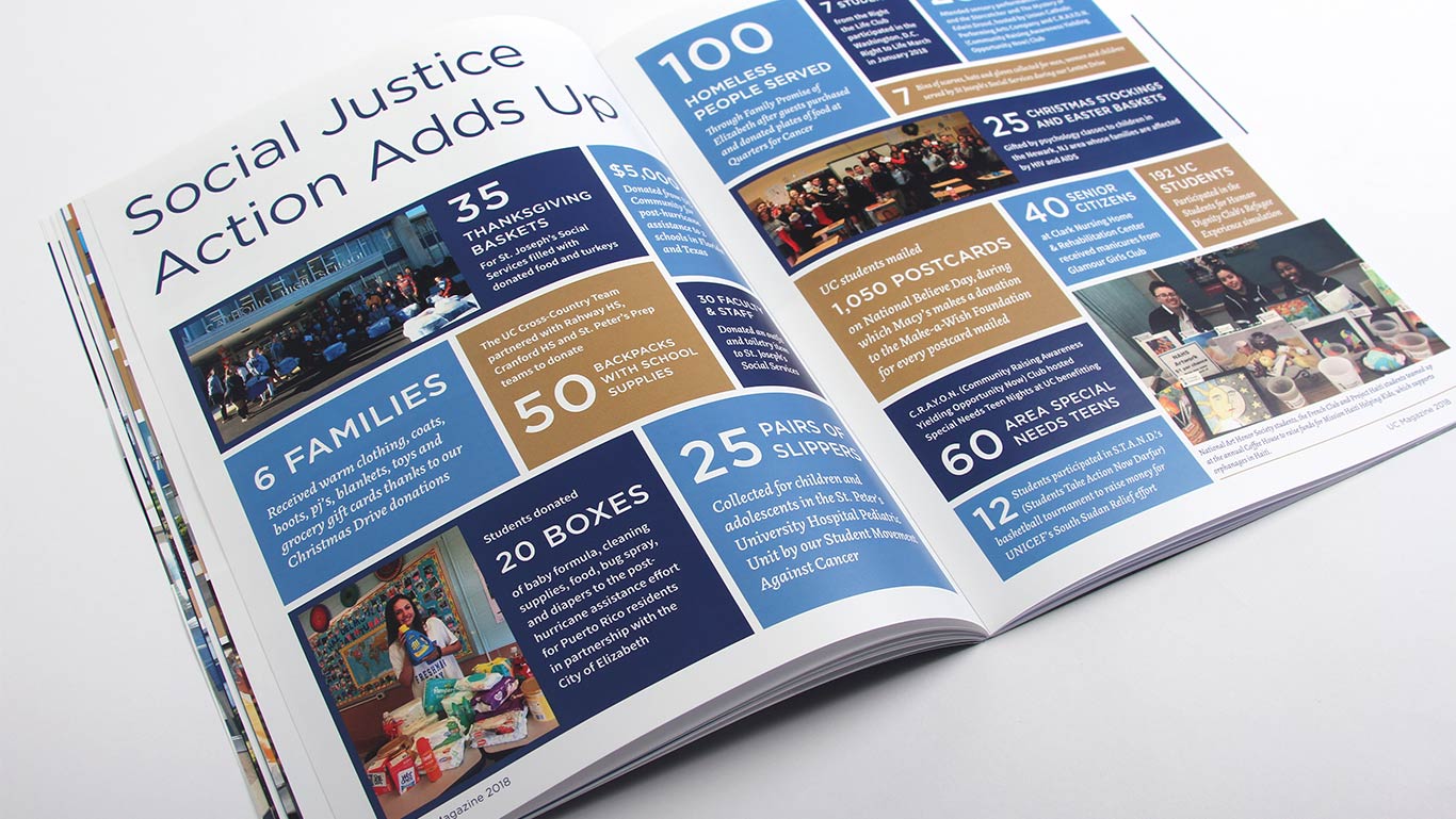 Alumni Magazine Infographic Statistics