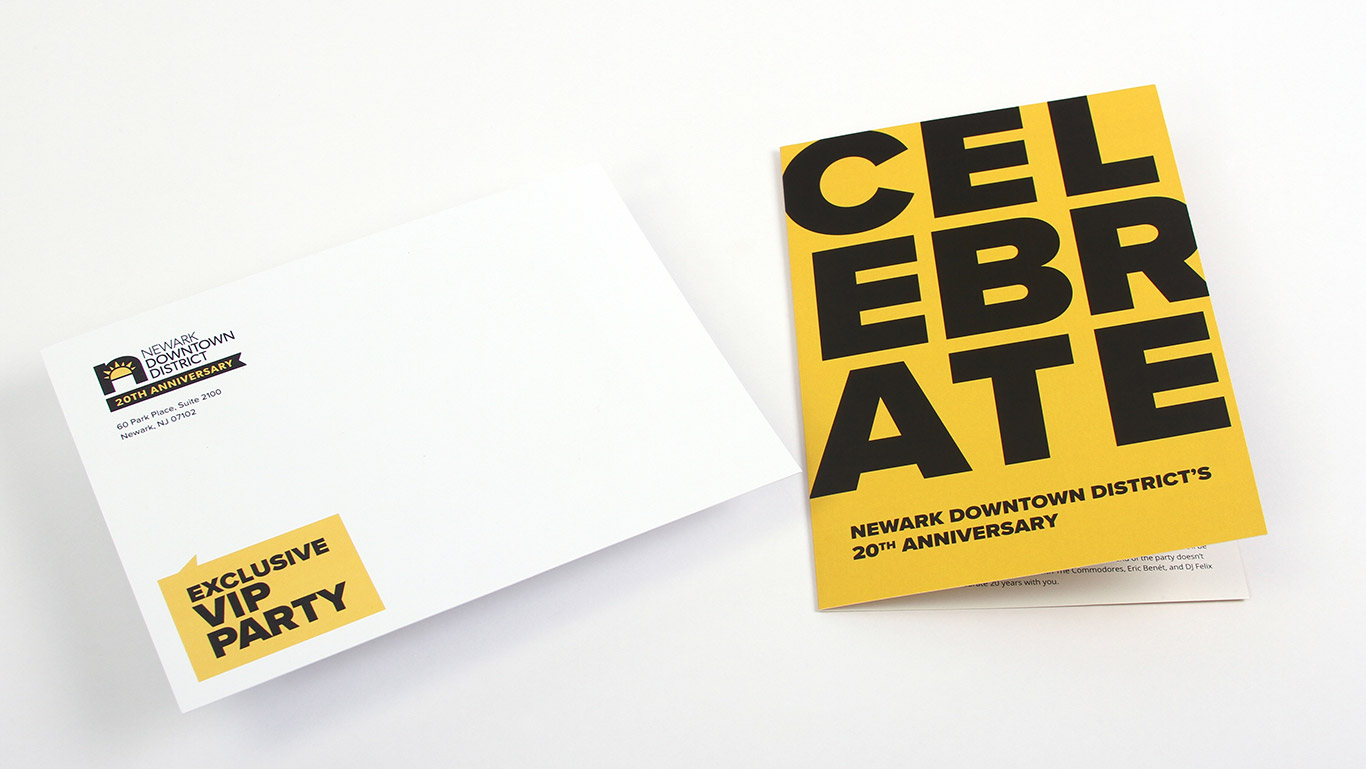 Event Branding Invitation Envelope Design