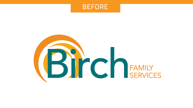 Birch Family Services Old Logo Design