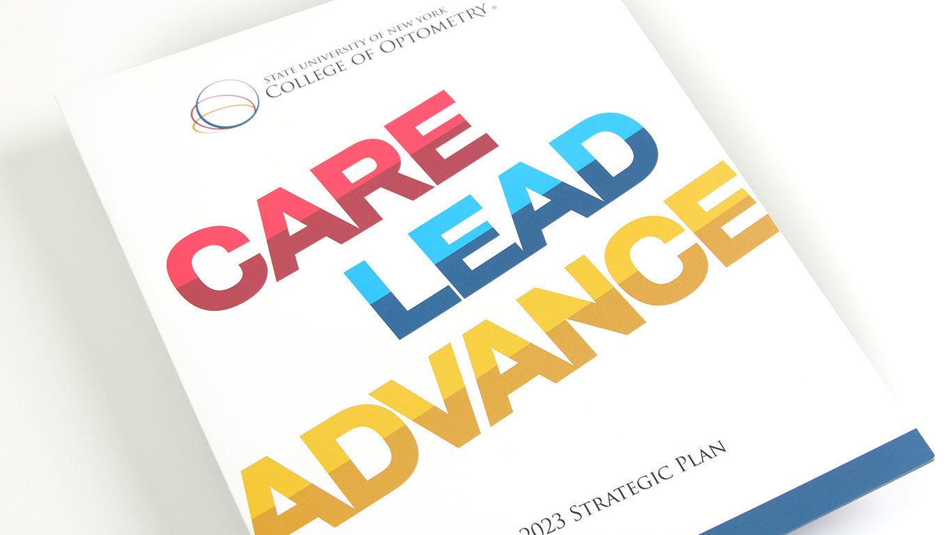University Annual Report Strategic Plan Cover Design