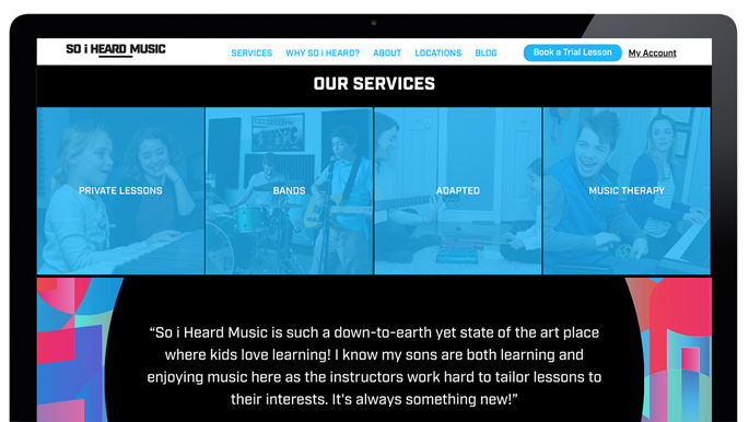 Brand Refresh So i Heard Music Website