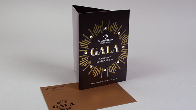 Hospital Gala Invitation Design Envelope