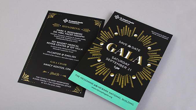 Hospital Gala Invitation Save the Date Design