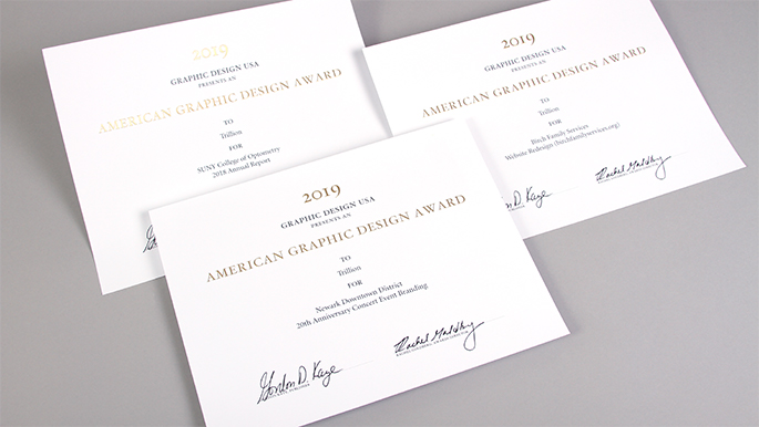 American Graphic Design Awards Trillion