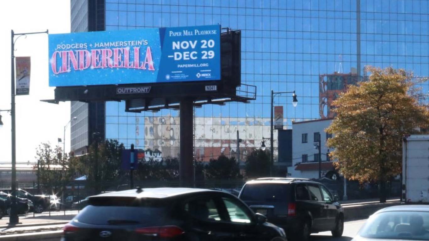 Key Art Design Cinderella Digital Billboard