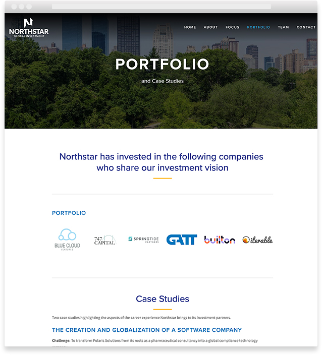 Private Equity Branding Web