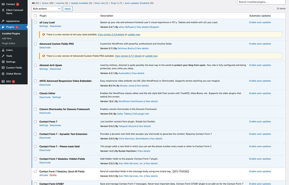 Wordpress has a wide array of plugins available to customize your website.
