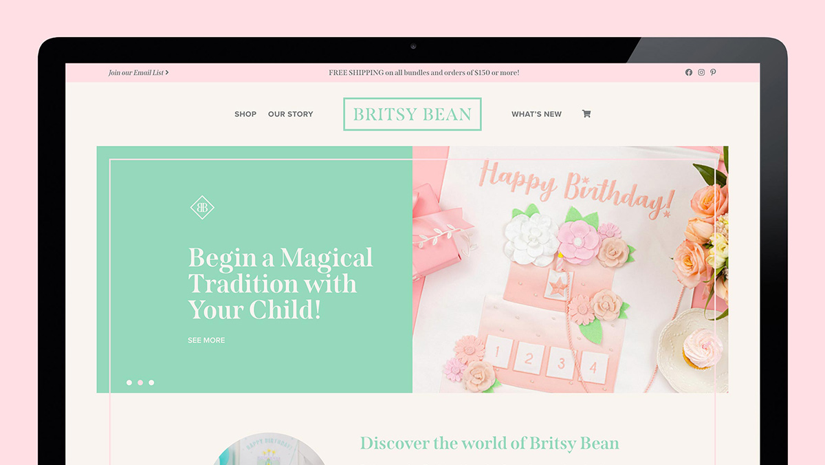 Britsy Bean website
