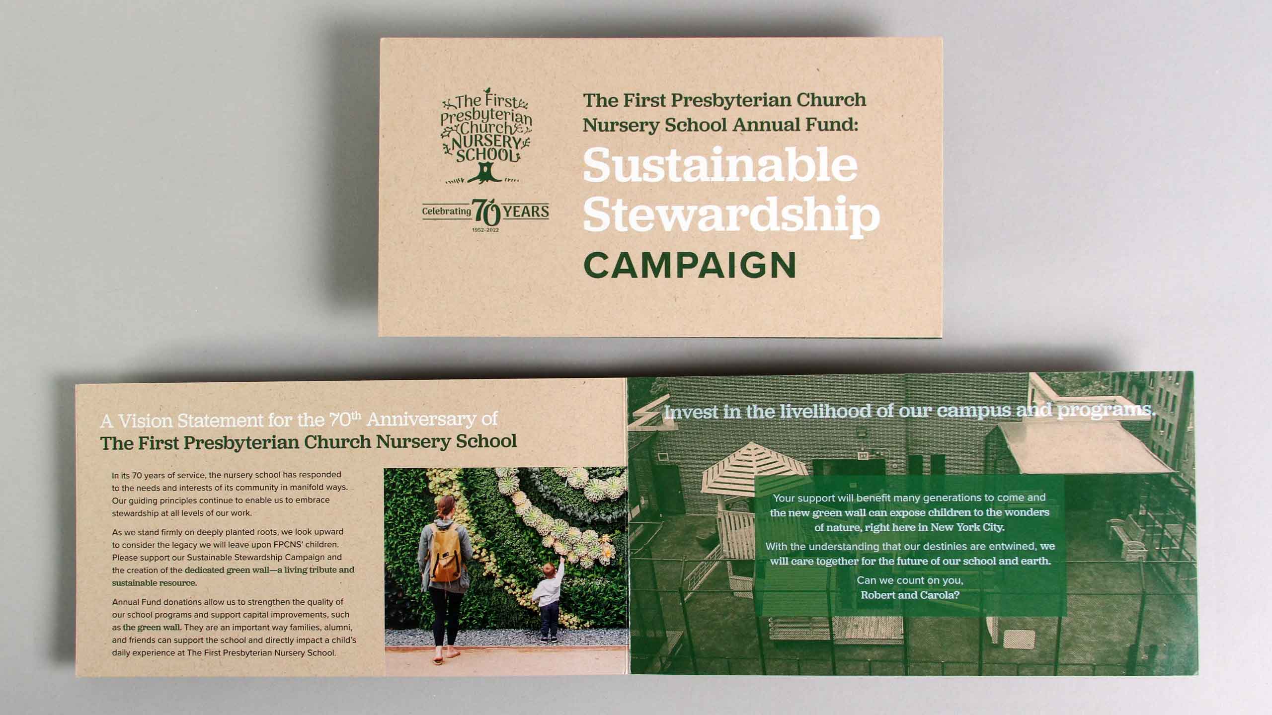 Sustainable Campaign Design Mailer