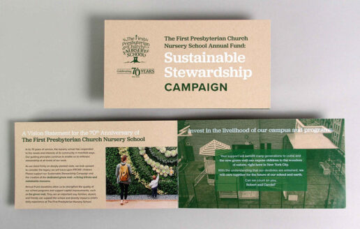 Sustainable Campaign Design Mailer