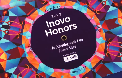 Cover of Inova Honors Gala Invitation.