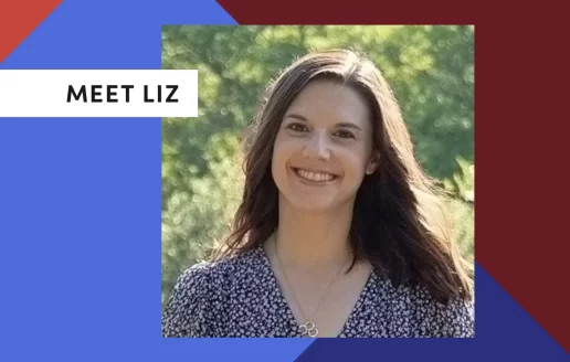 A photo of Trillion Marketing Director Liz Miller, with the caption, "Meet Liz".