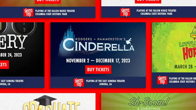 Sierra Repertory Theatre advertising