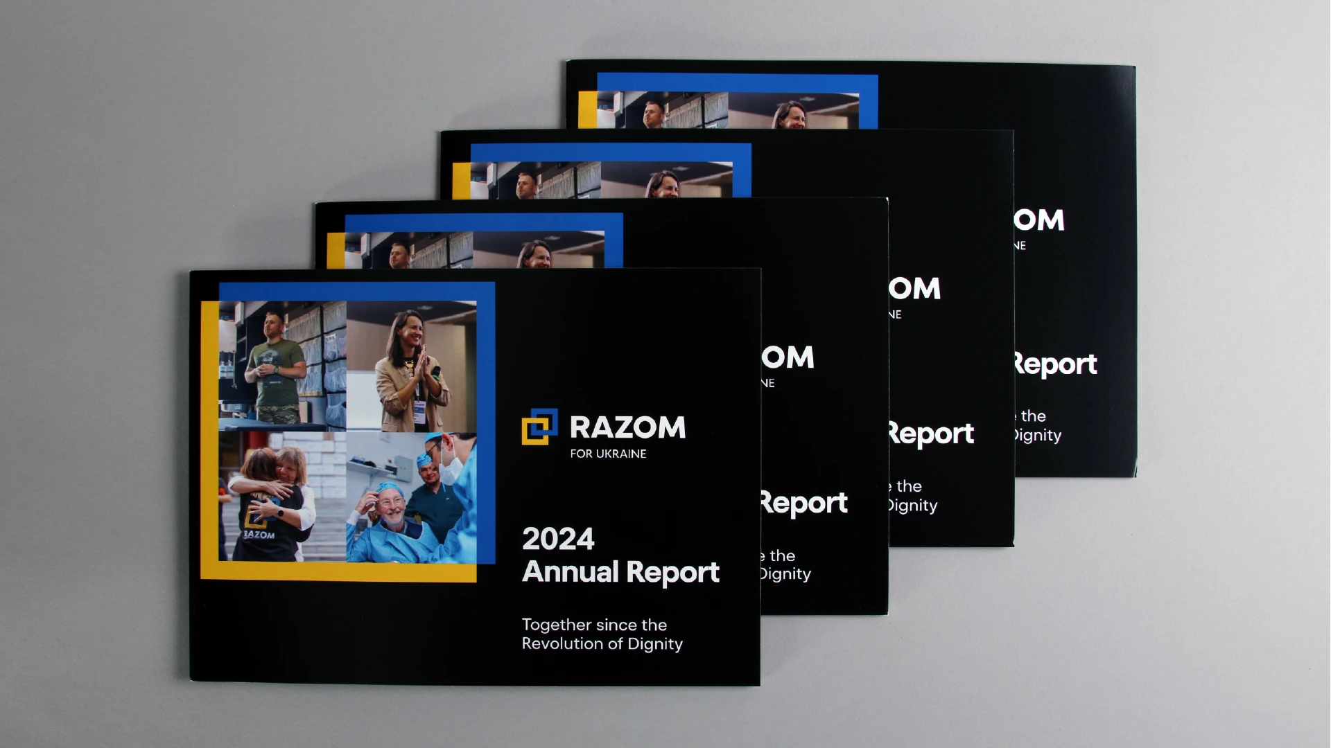 Annual Report for Razom, a relief organization to help Ukraine