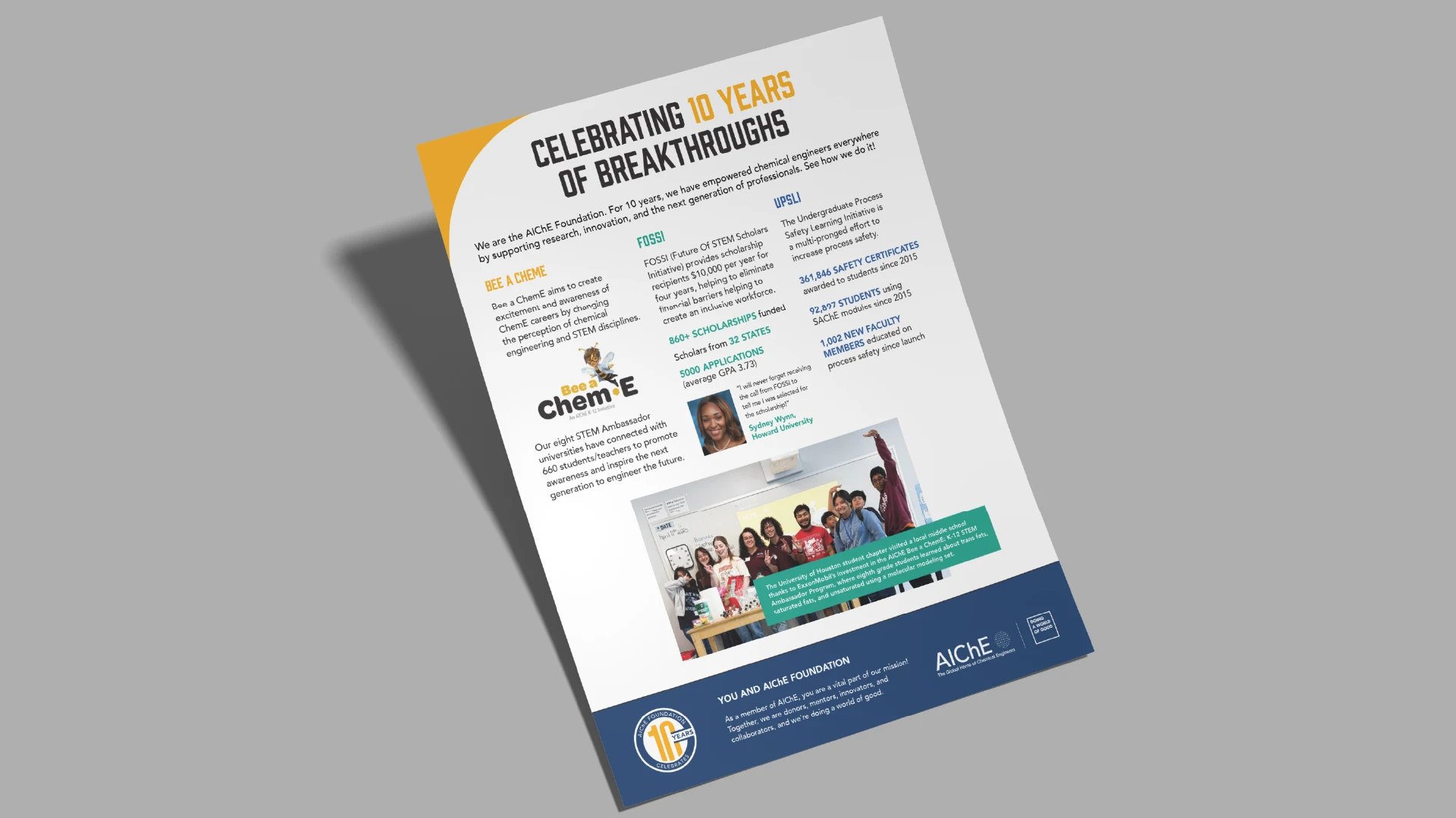 Conference sell sheet design example