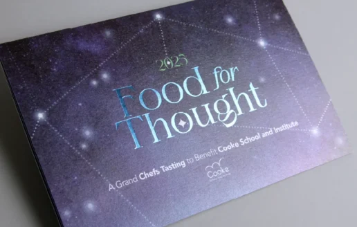 Trillion’s branding for Cooke School and Institute’s galas have resulted in sold-out events and record-breaking donations.