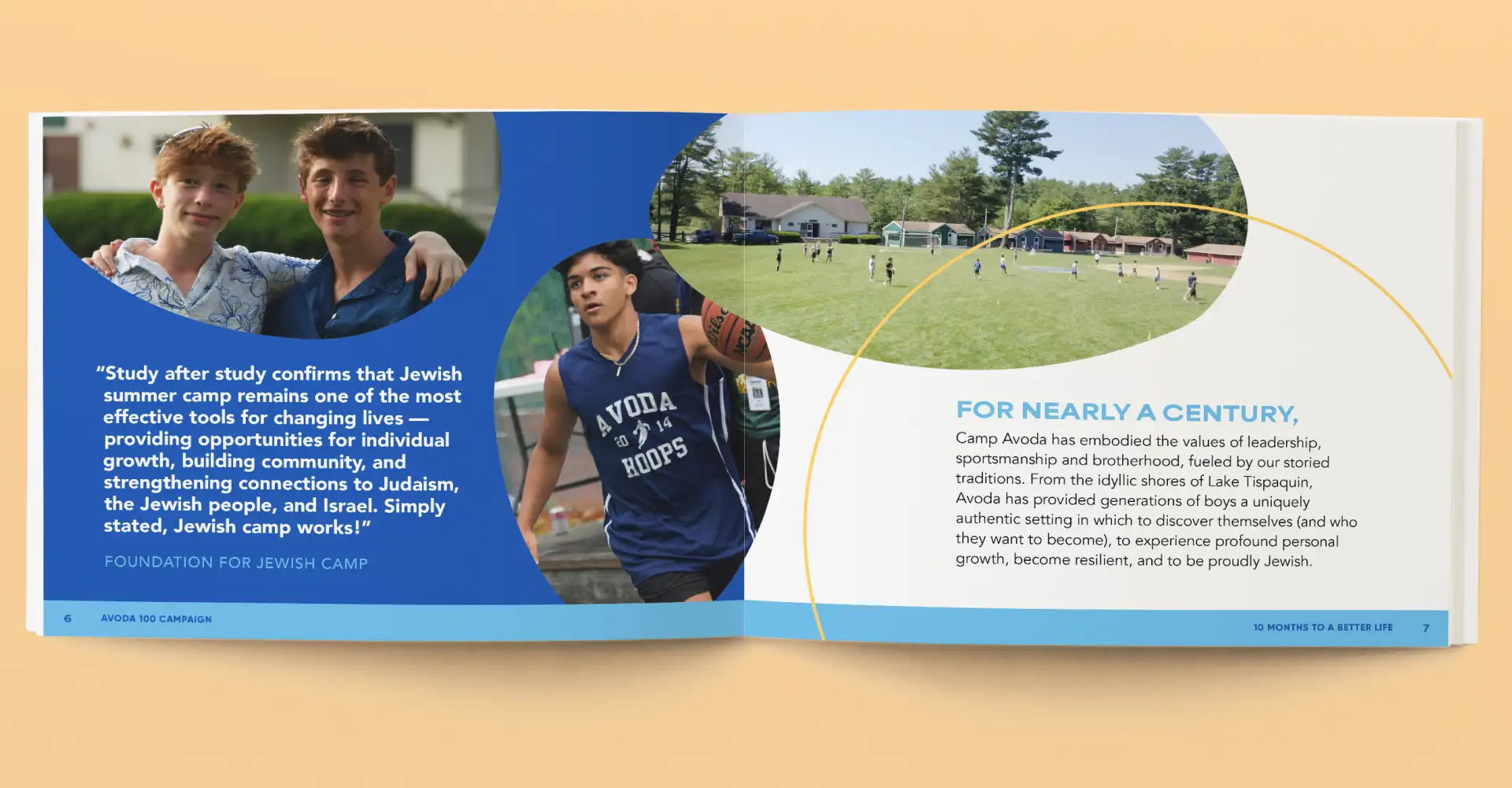 A spread of the Camp Avoda Case for Support