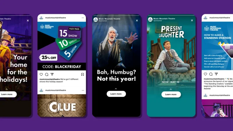 theater social ads