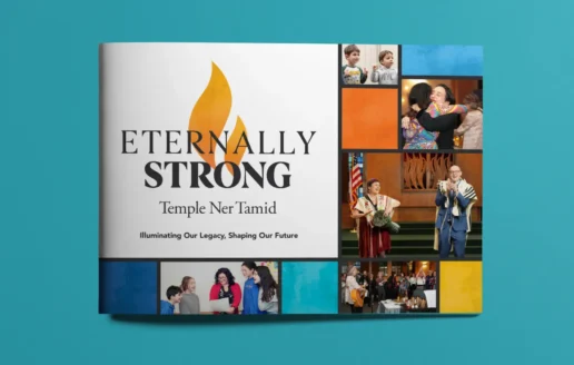 Temple Ner Tamid Case for Support brochure cover