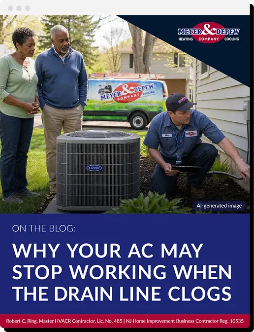 Meyer & Depew Heating and Cooling HVAC web design blog social