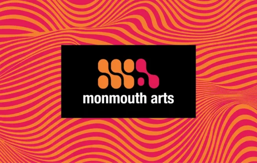 Monmouth Arts Arts Organization Logo and header design